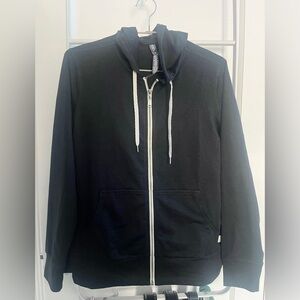 Hoodie - Black Heather, Size M